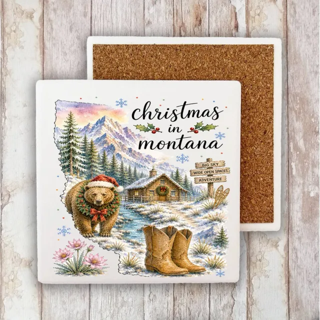Avery Lane Gifts Christmas in Montana bordskåner sten 10cm