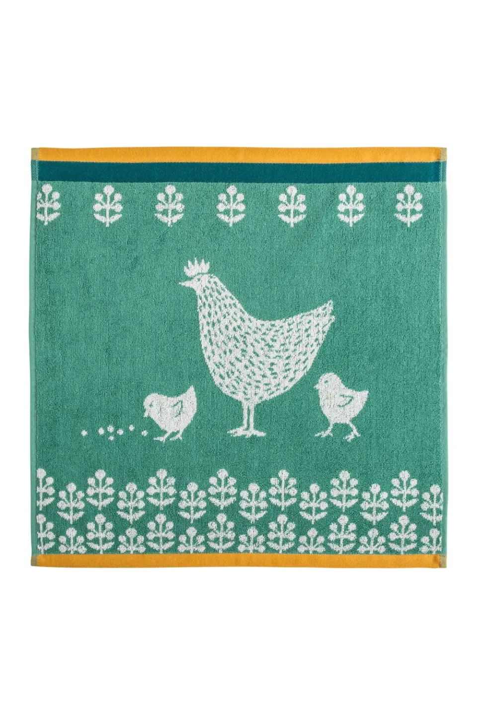 Coucke Cocotte håndklæde grøn bomuld 50x50 cm
