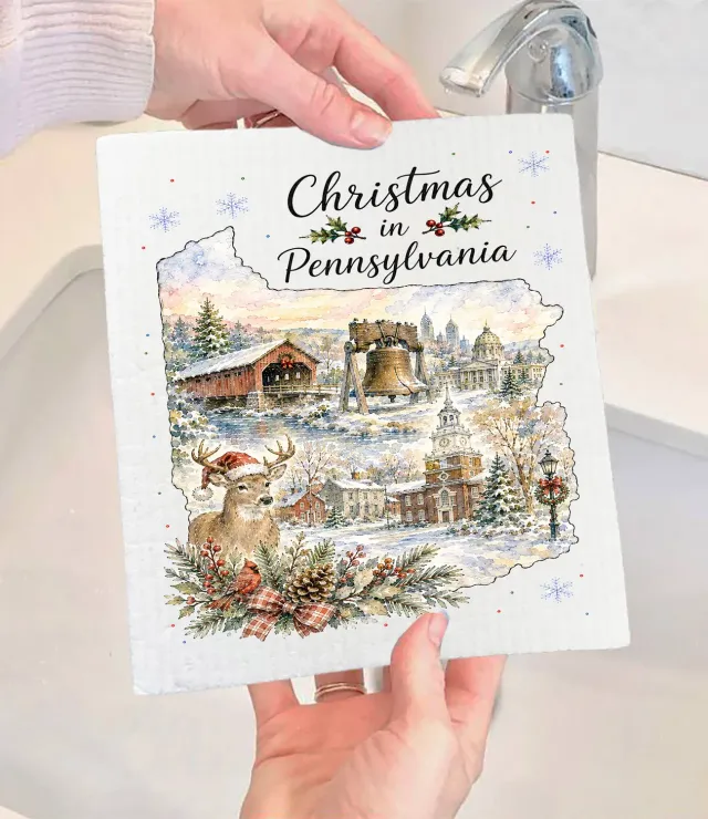 Avery Lane Gifts Christmas Pennsylvania karklud svensk 17x20 cm