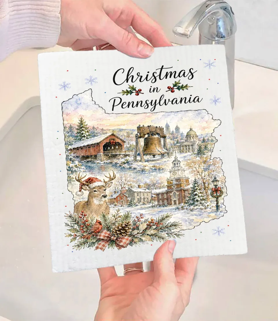 Avery Lane Gifts Christmas Pennsylvania karklud svensk 17x20 cm