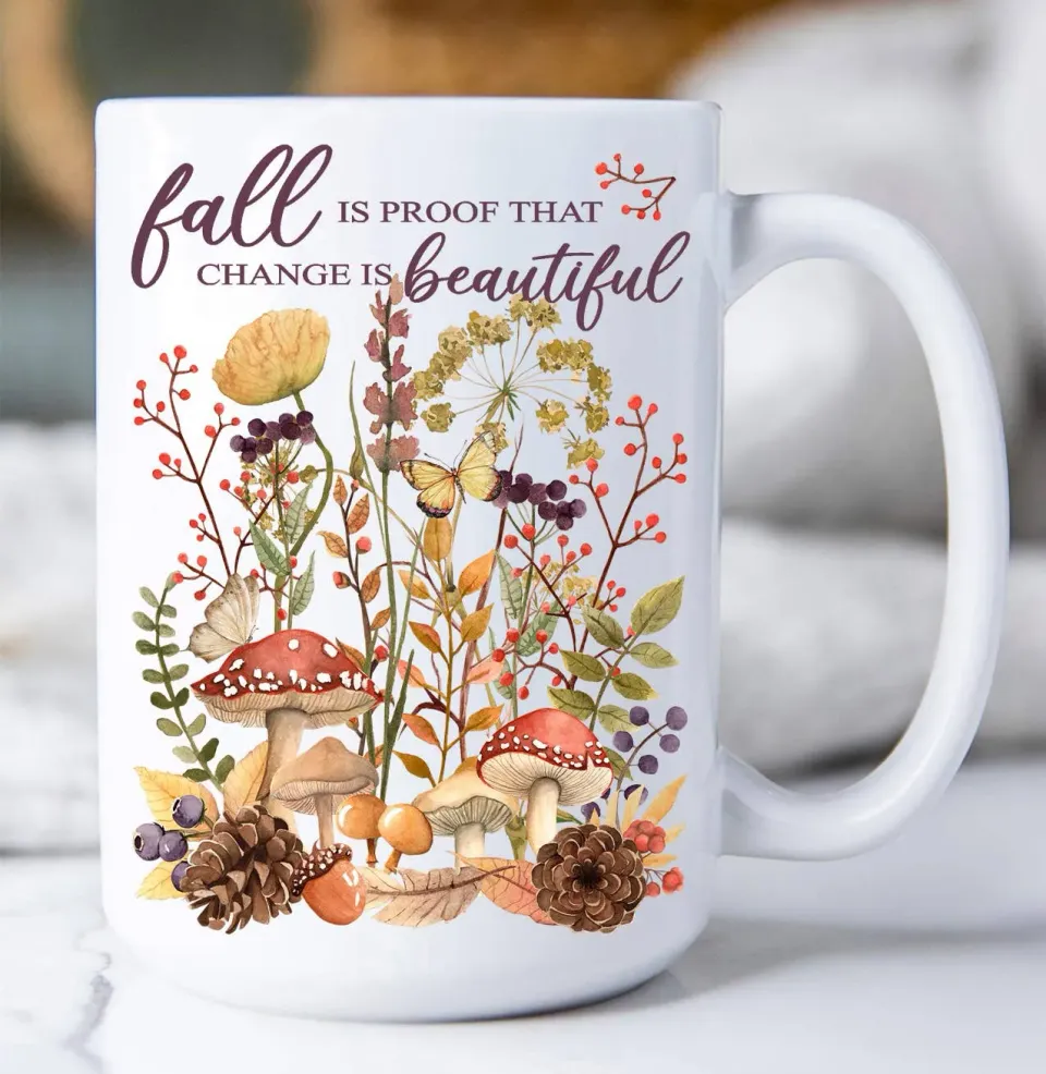 Avery Lane Gifts Fall is Beautiful krus 444 ml svampe