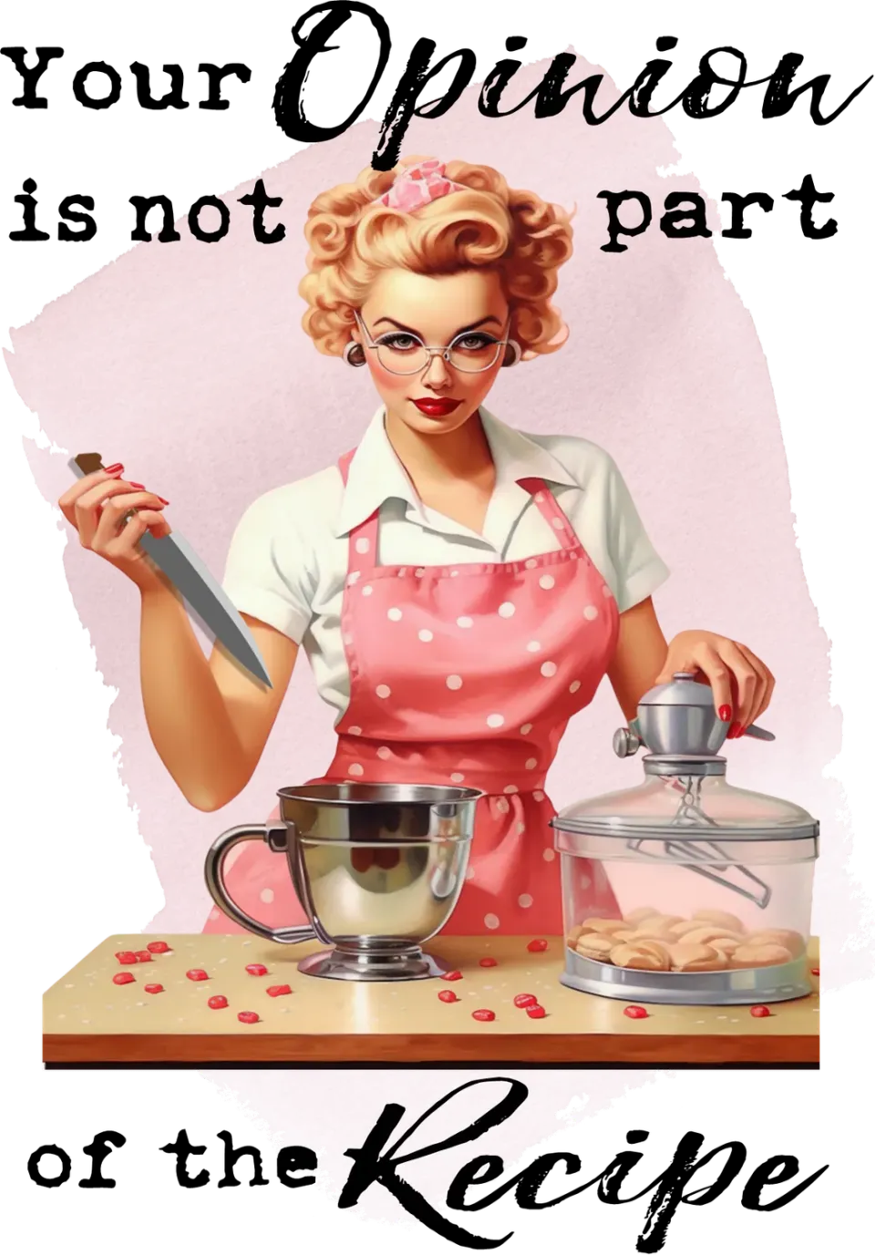 Avery Lane Gifts Your Opinion Recipe t-shirt bomuld