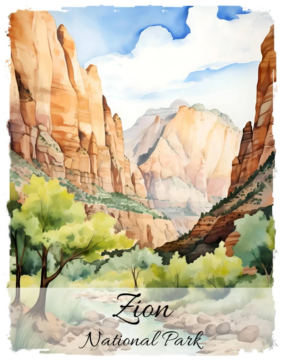 Avery Lane Gifts Zion National Park souvenir Utah-motiv 2024