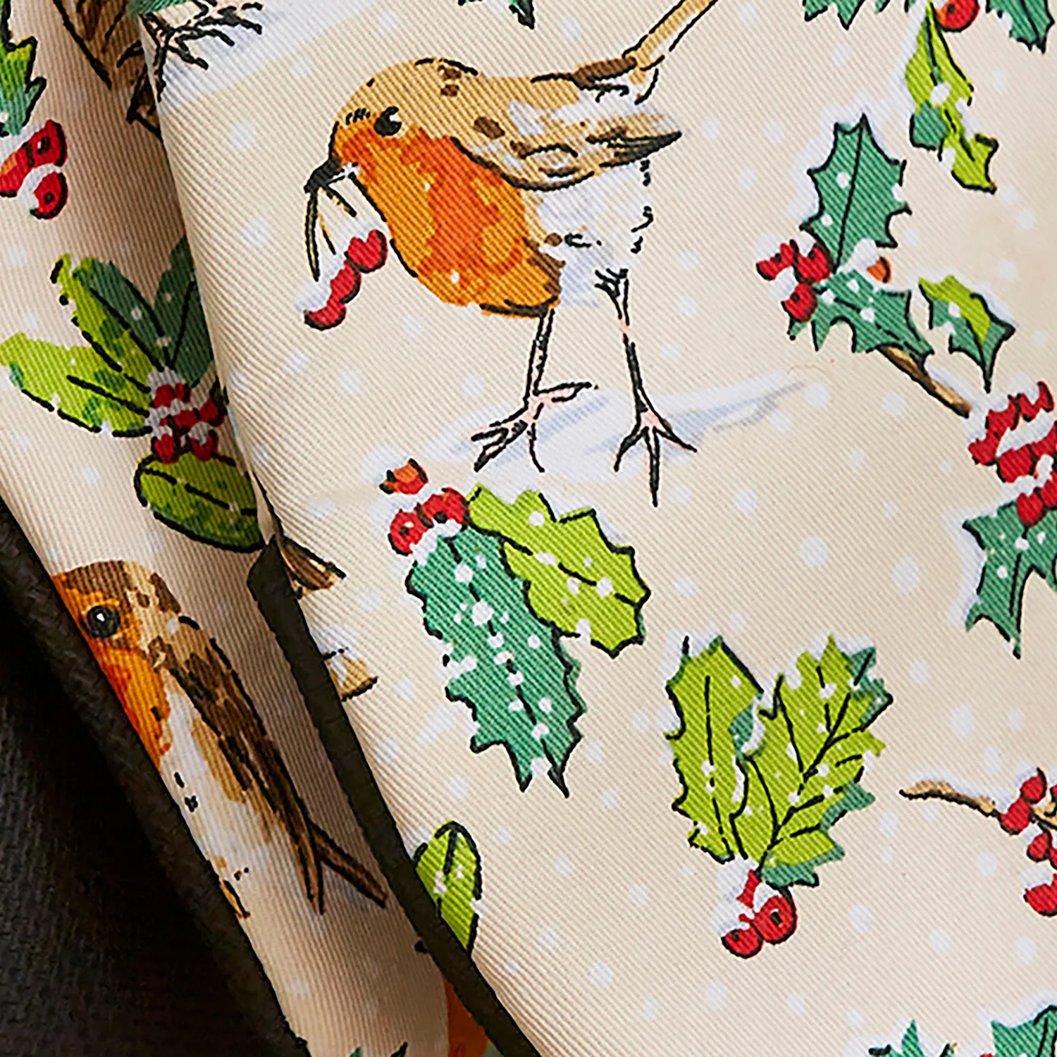 Ulster Weavers Christmas Robins grydelapper grøn 2 stk