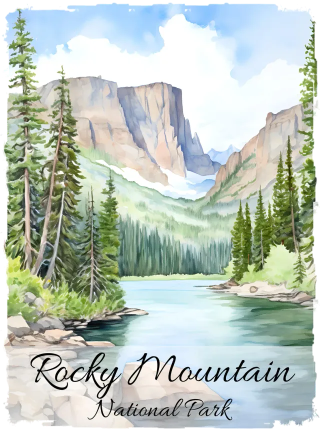 Avery Lane Gifts Rocky Mountain viskestykke Colorado