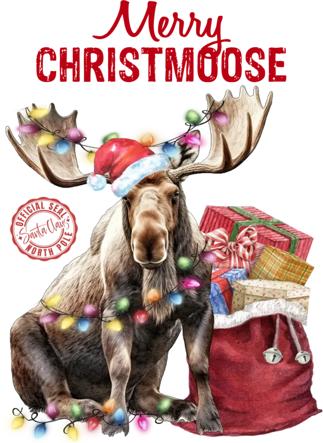 Avery Lane Gifts Merry Christmoose juleviskestykke elg