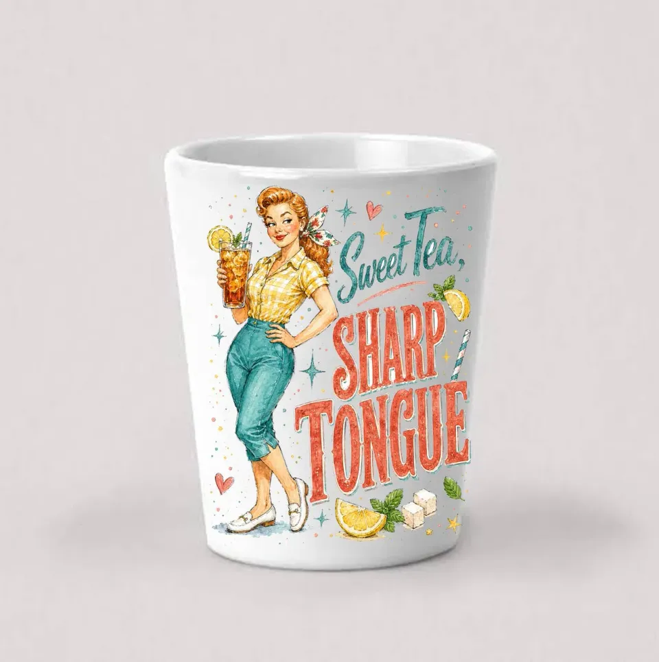Avery Lane Gifts Funny Sweet Tea shotglas 44 ml keramik