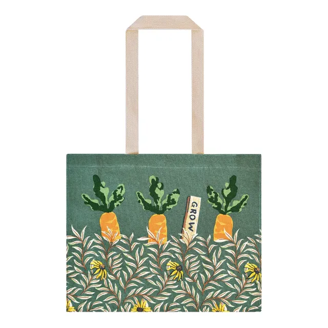 Ulster Weavers Time to Grow skuldertaske grøn canvas