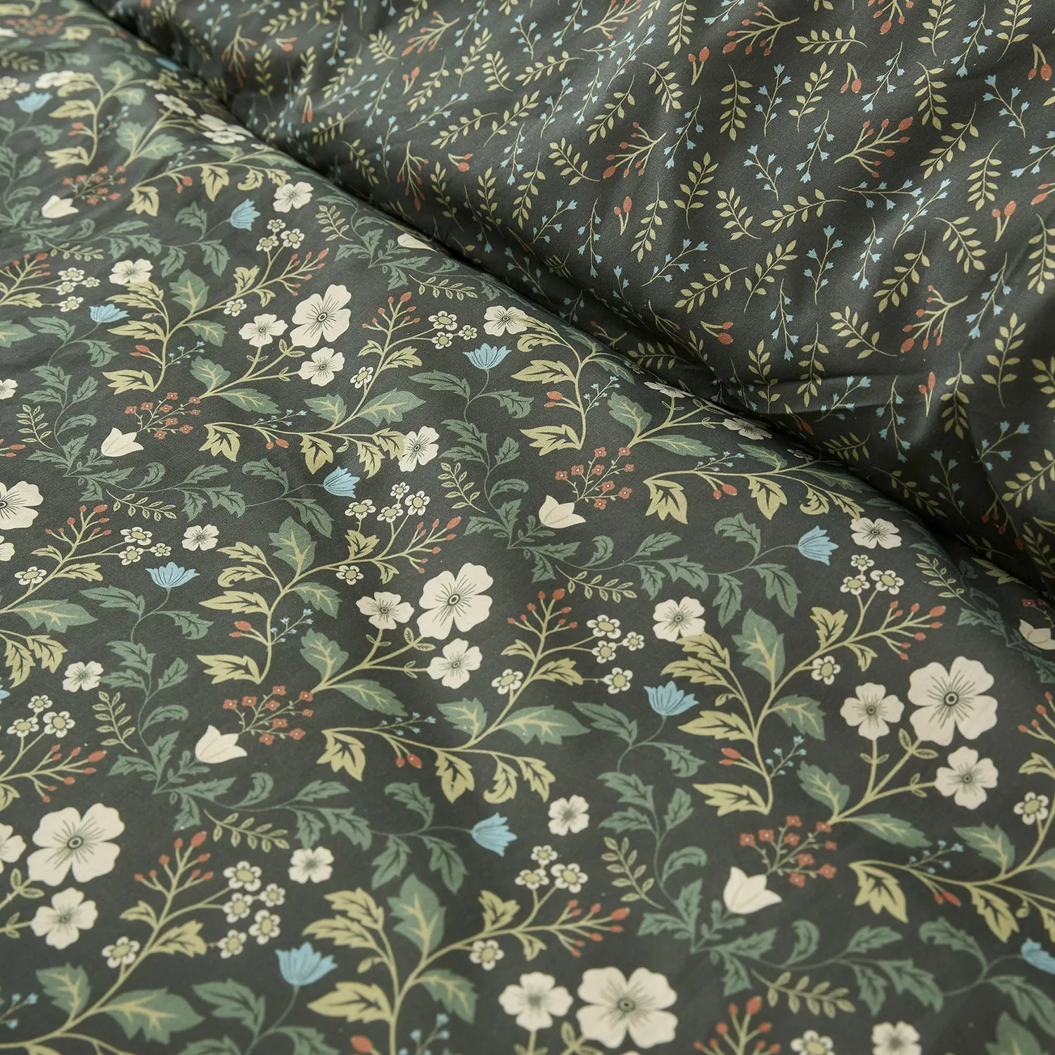 Dreams & Drapes Heritage Floral sengetøj grøn blomstret