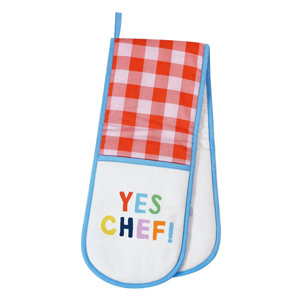 Ulster Weavers Yes Chef dobbelt ovnhandske flerfarvet bomuld