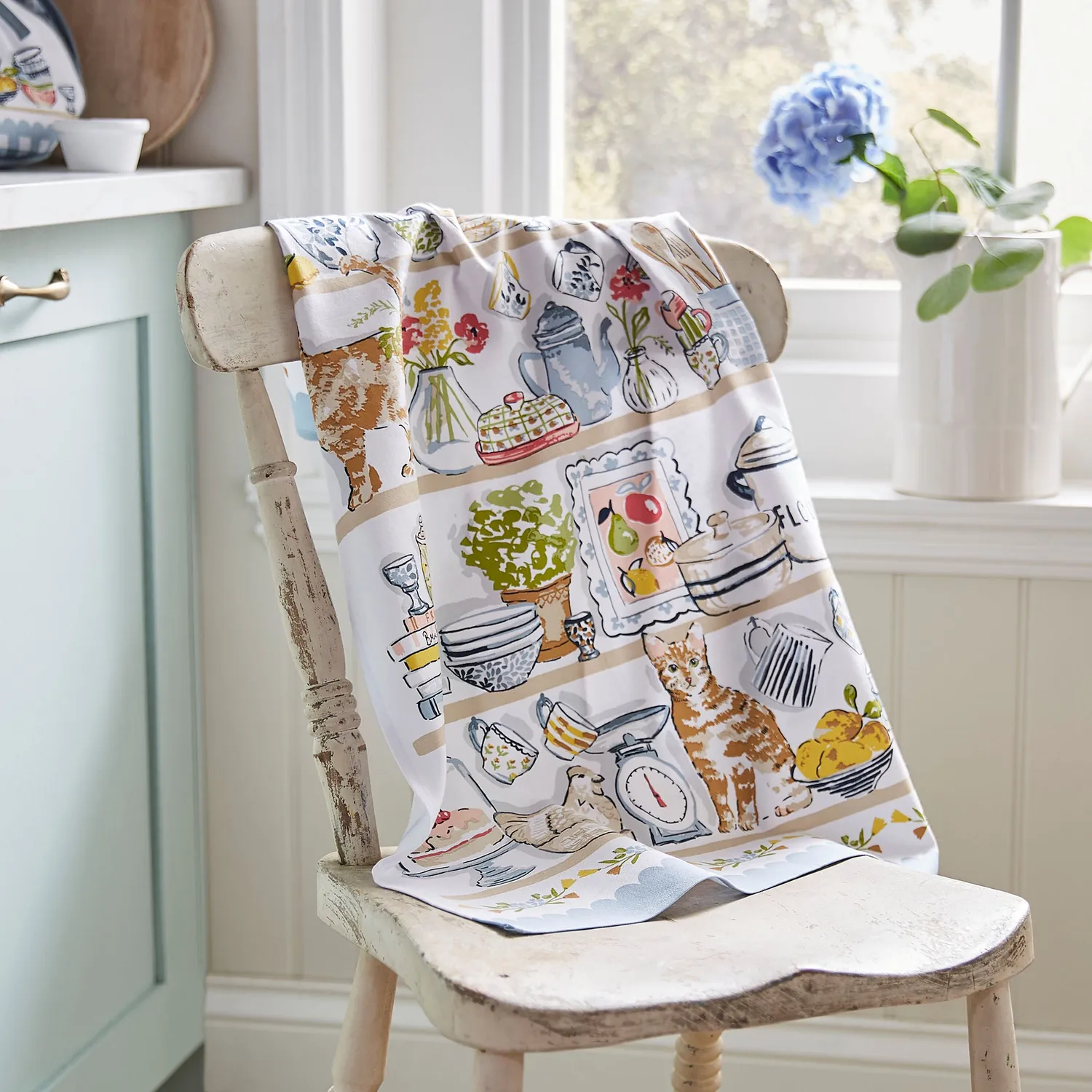 Ulster Weavers Pantry Cats viskestykke flerfarvet 74x48 cm