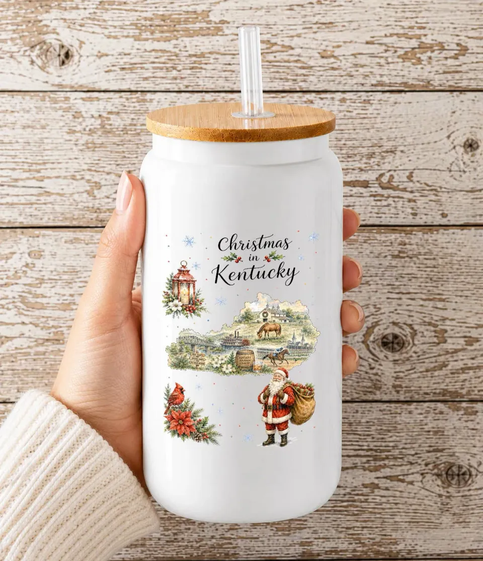 Avery Lane Gifts Christmas Kentucky drikkeglas 473 ml kort