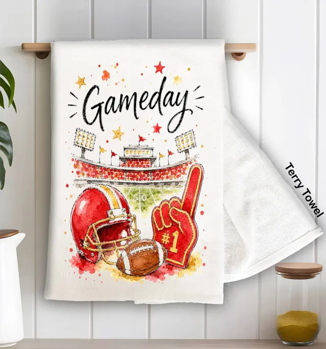 Avery Lane Gifts Gameday Football viskestykke 71 cm