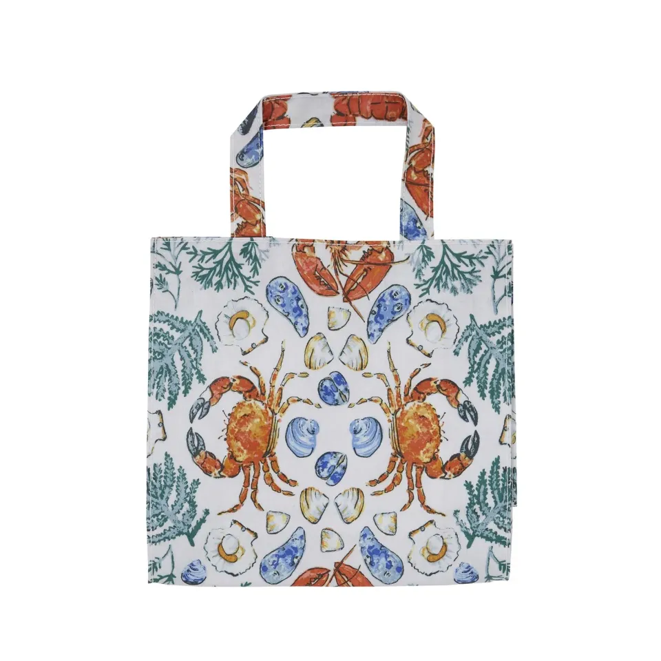 Ulster Weavers Shellfish shopper grøn small pvc