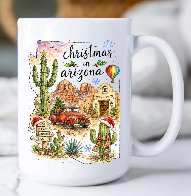 Avery Lane Gifts Arizona krus keramik 443 ml julemotiv