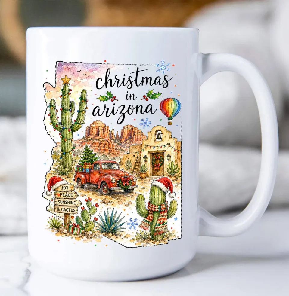 Avery Lane Gifts Arizona krus keramik 443 ml julemotiv
