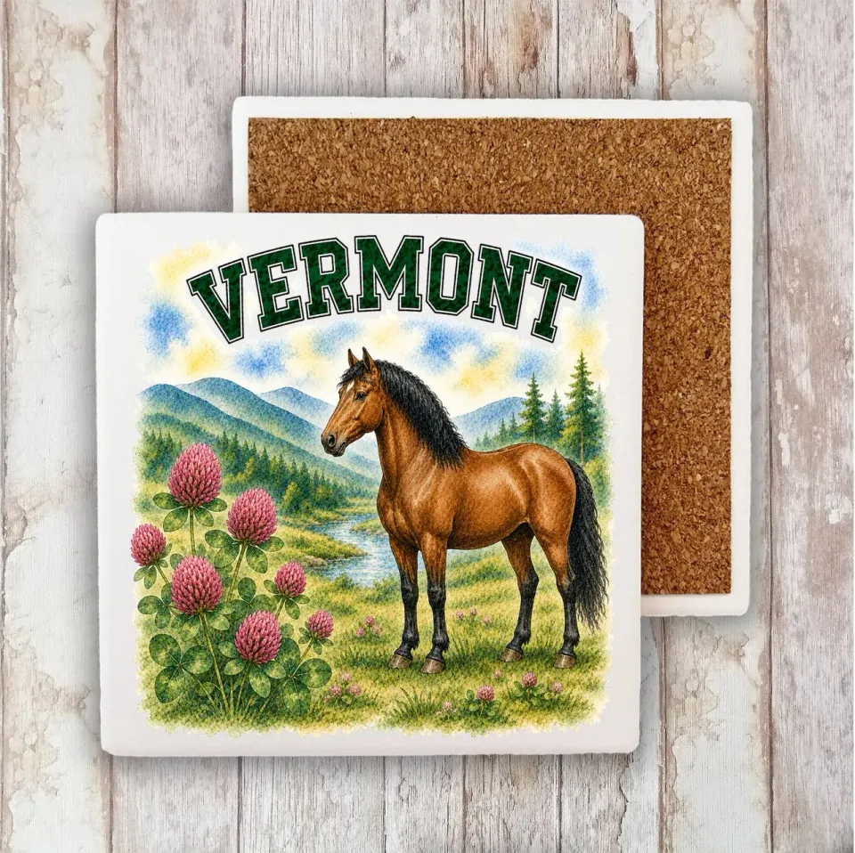 Avery Lane Gifts Vermont Bird bordskåner 10x10 cm sten
