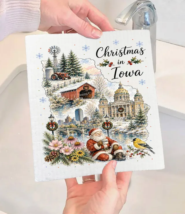 Avery Lane Gifts Christmas Iowa karklud 17x20 cm svensk