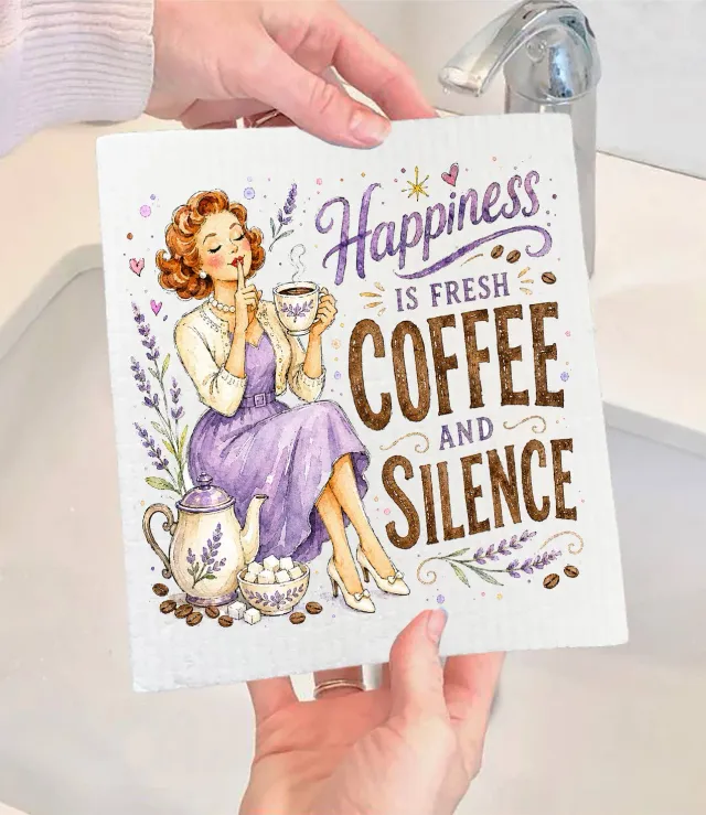 Avery Lane Gifts Housewives karklud svensk Coffee Silence