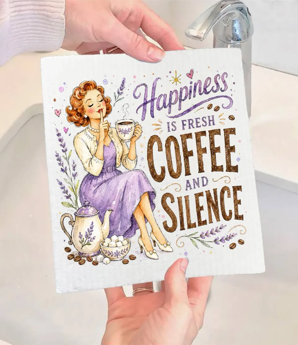 Avery Lane Gifts Housewives karklud svensk Coffee Silence