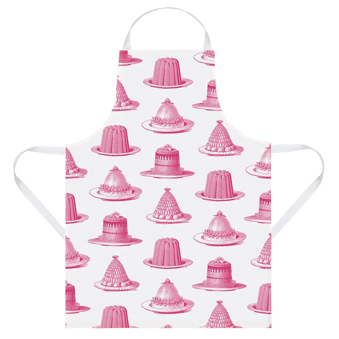 Thornback & Peel Jelly & Cake forklæde pink 60x80 bomuld
