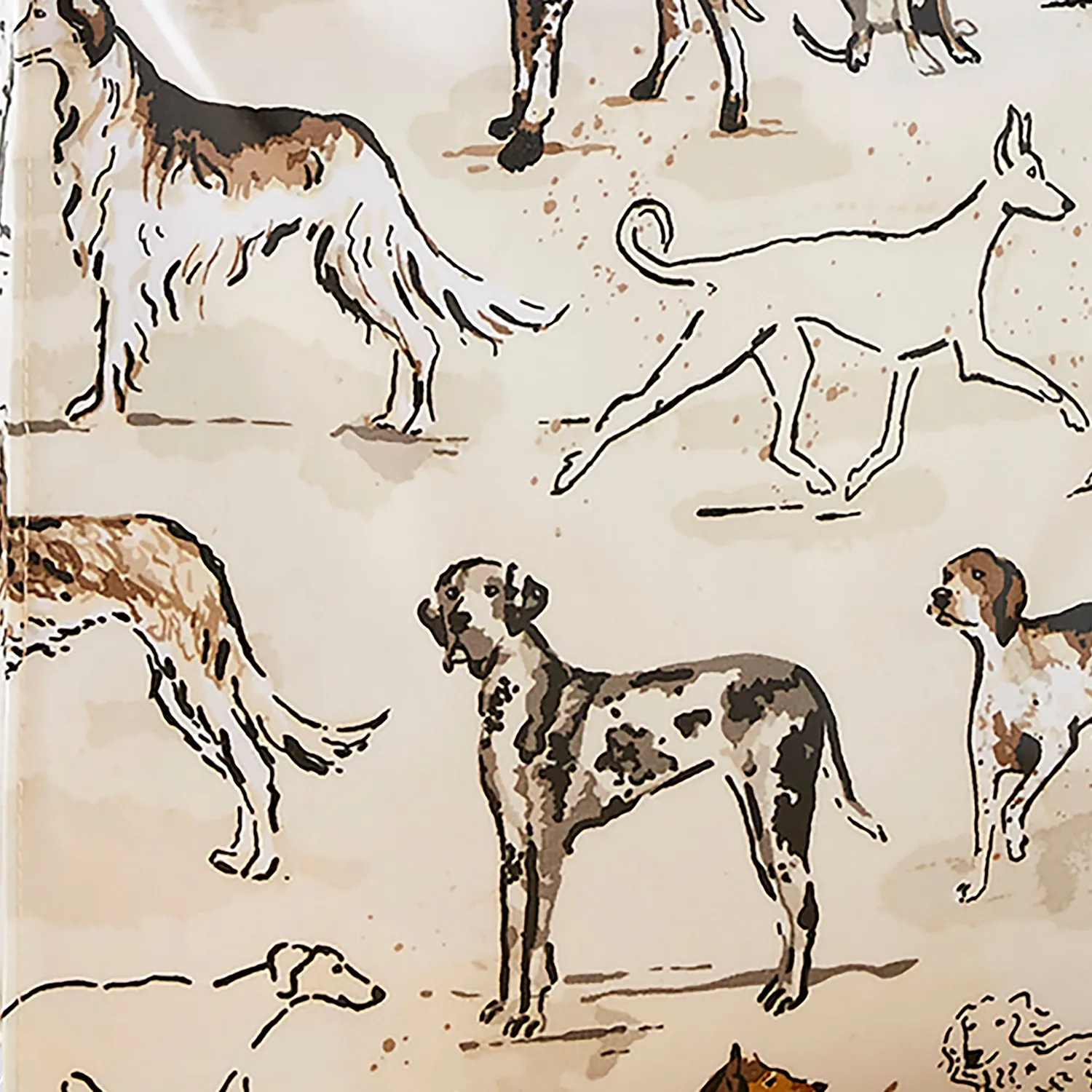 Ulster Weavers Country Dogs skuldertaske brun PVC 30x37cm