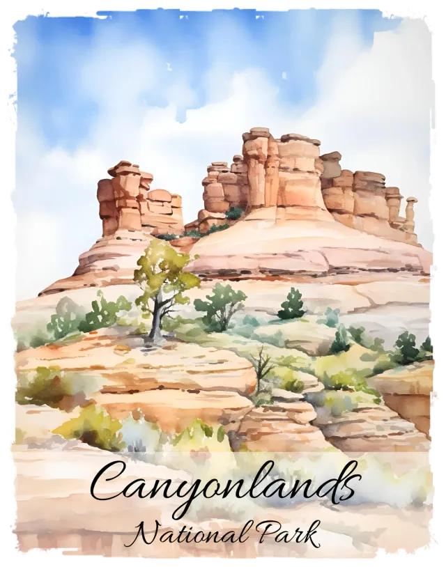 Avery Lane Canyonlands Utah souvenir 2024-motiv