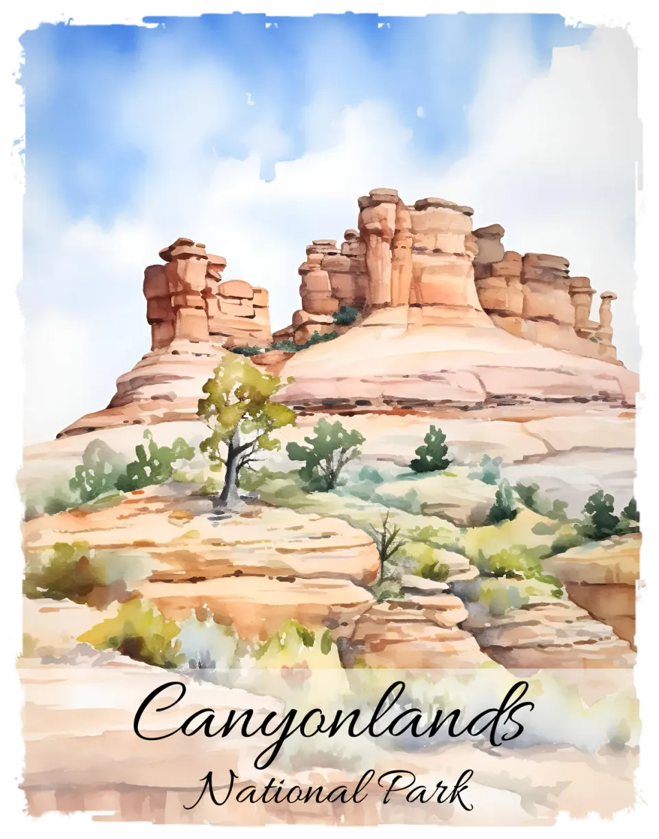 Avery Lane Canyonlands Utah souvenir 2024-motiv