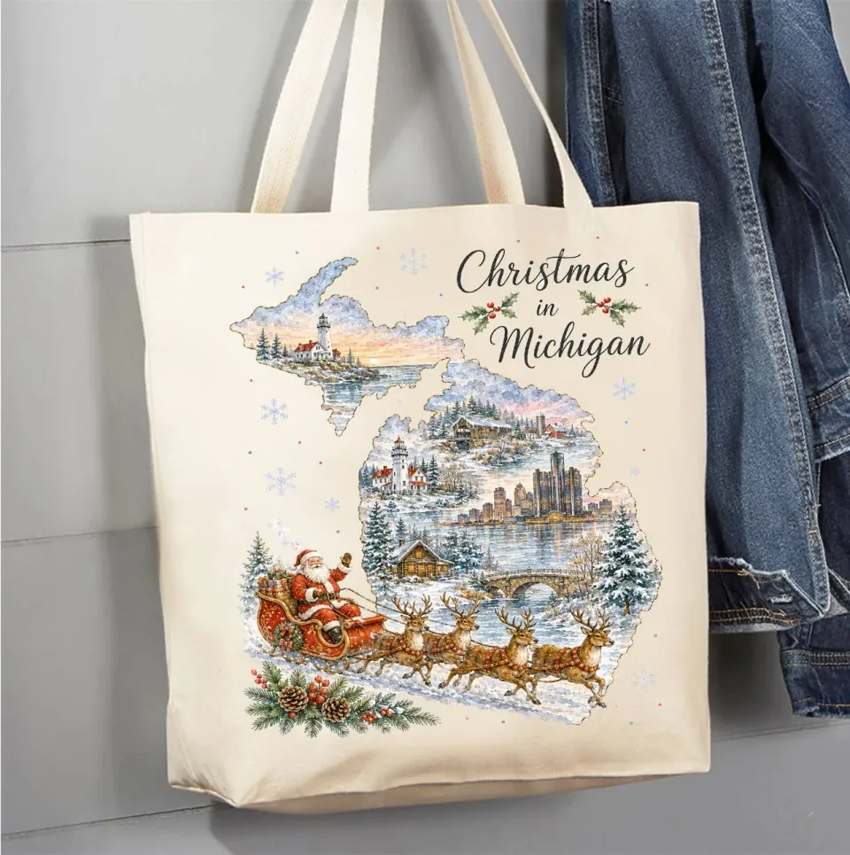 Avery Lane Gifts Christmas Michigan mulepose bomuld 41x38 cm