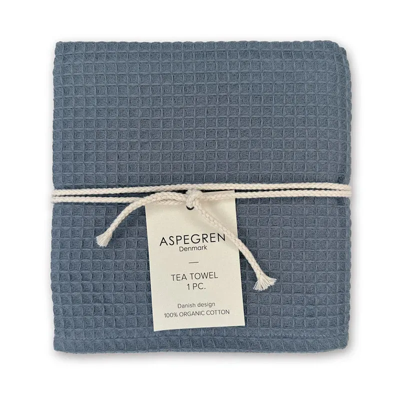 AspEgren North Blueberry viskestykke 50x70 cm blå bomuld
