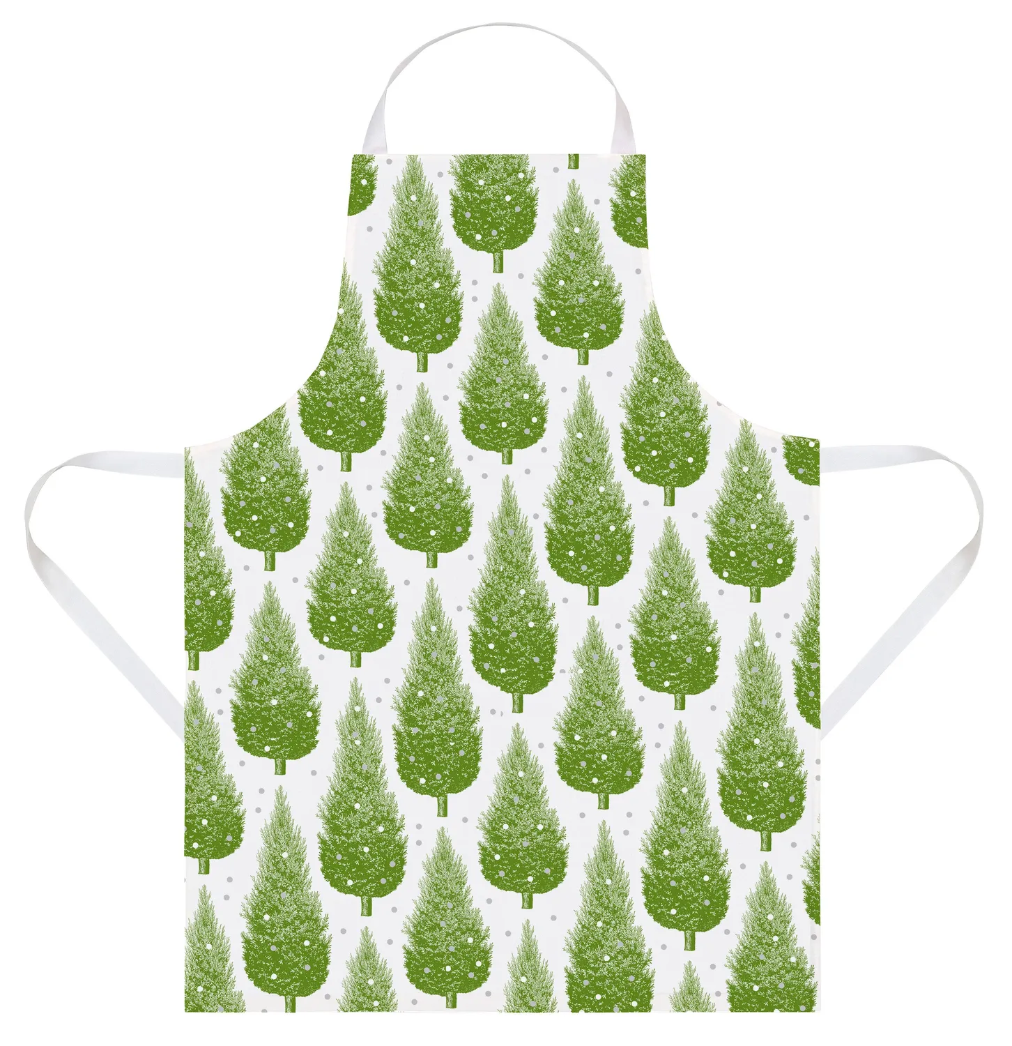 Thornback & Peel Christmas Tree juleforklæde grøn 60x80