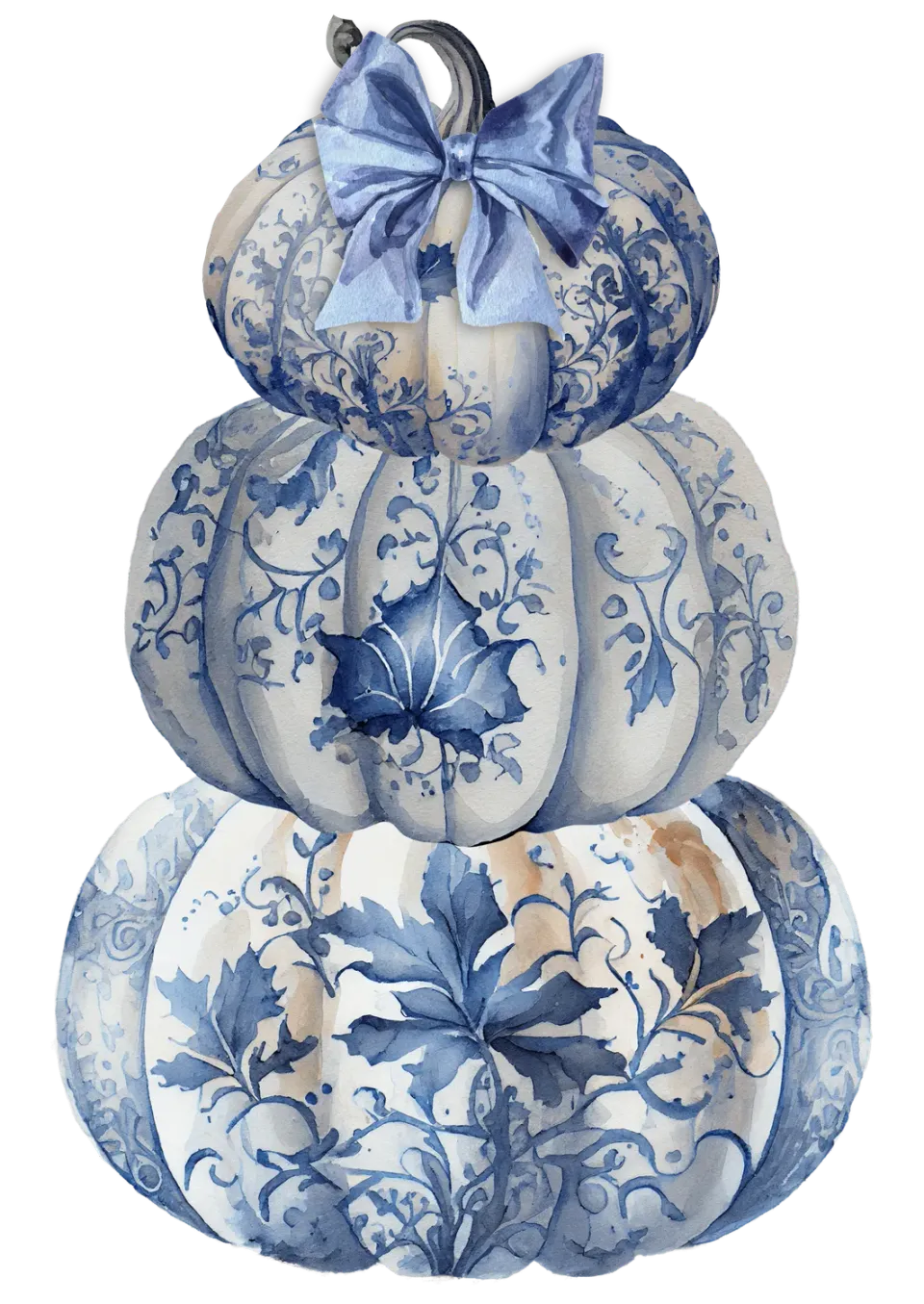 Avery Lane Gifts Chinoiserie græskarpynt efterår stablet