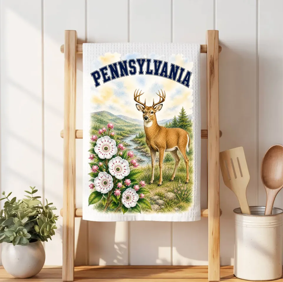Avery Lane Gifts Pennsylvania viskestykke vaffel