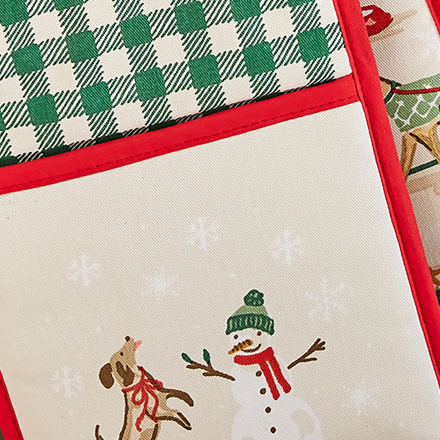 Ulster Weavers Winter Walkies dobbelt ovnhandske beige jul