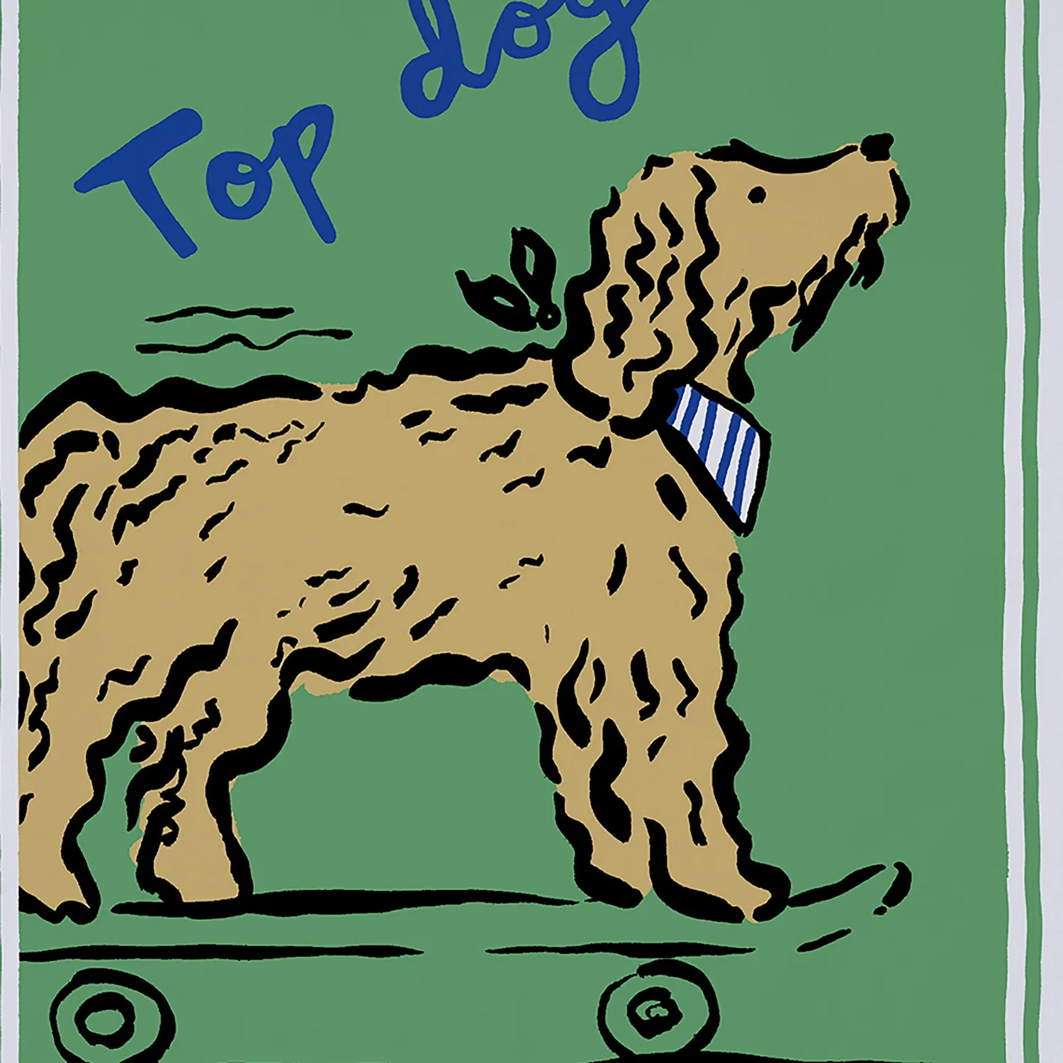 Ulster Weavers Top Dog viskestykke multifarvet bomuld