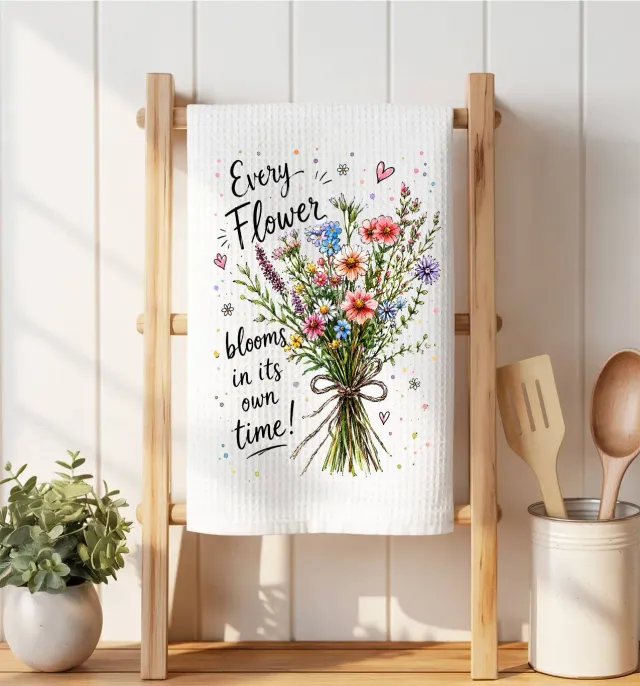 Avery Lane Gifts Every Flowers Blooms its own Way vaffelviskestykke
