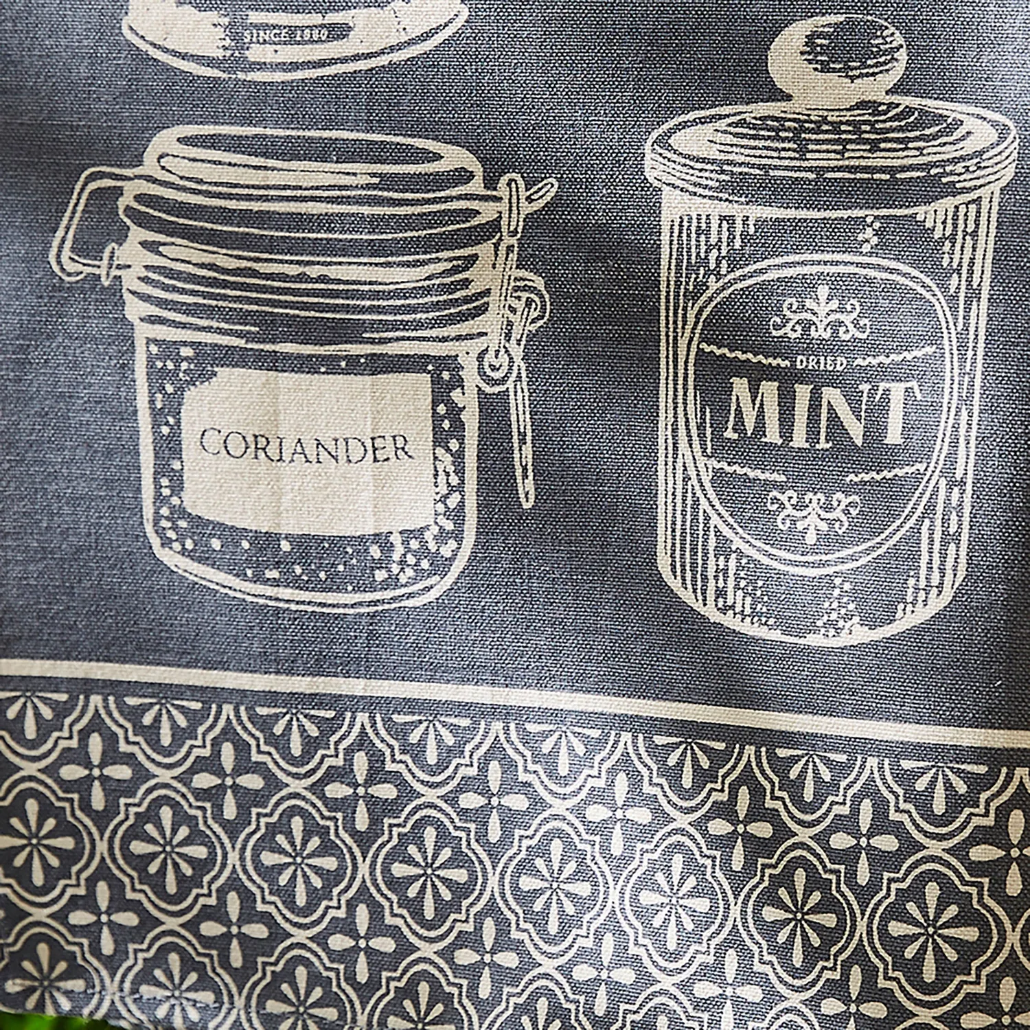 Ulster Weavers Herbs & Spices viskestykke grå bomuld