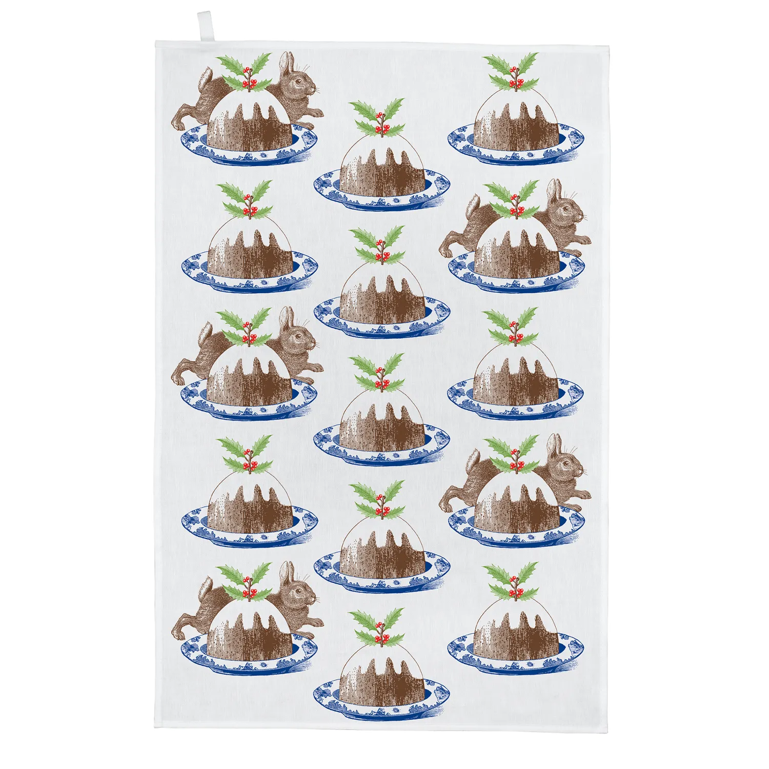 Thornback & Peel Christmas Pudding viskestykke 50x70 cm jul