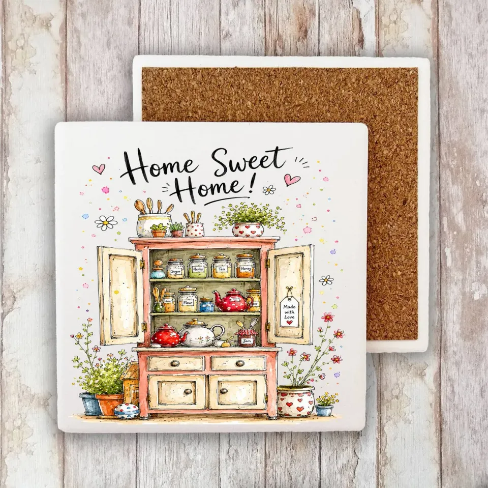 Avery Lane Gifts Home Sweet Home bordskåner sten 10x10 cm
