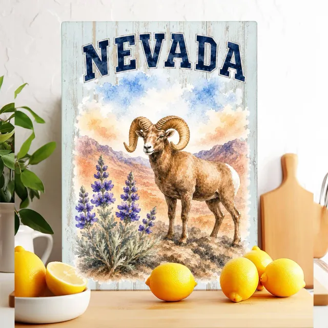 Avery Lane Gifts Nevada Skærebræt glas 28x38 cm kort