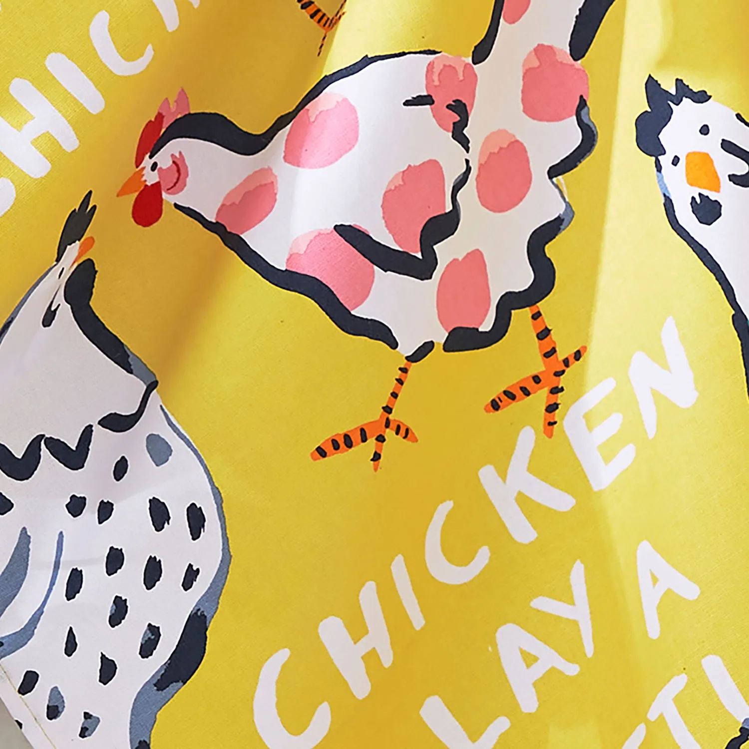 Ulster Weavers Chick Chicken viskestykke bomuld gul