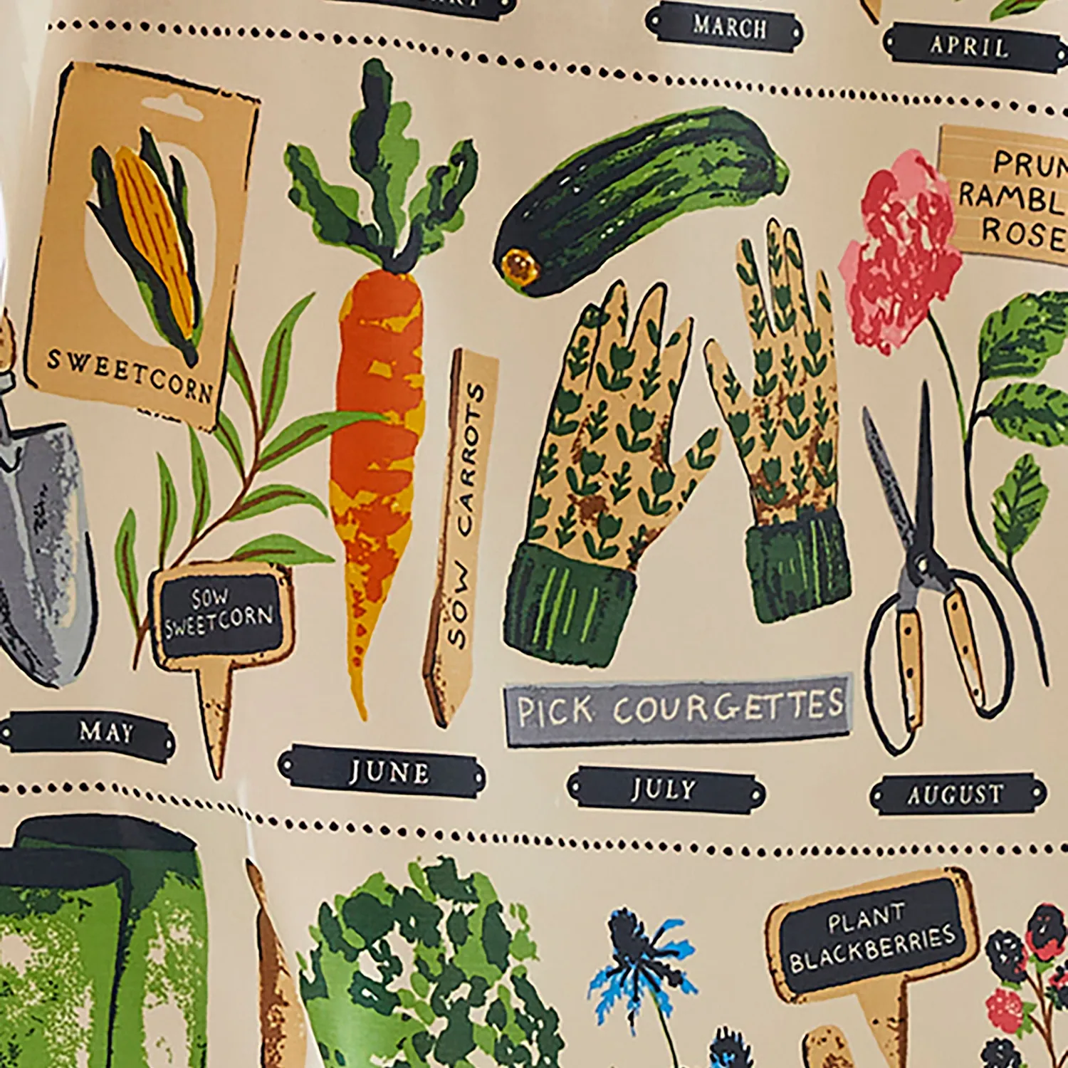 Ulster Weavers Time to Grow forklæde grøn PVC