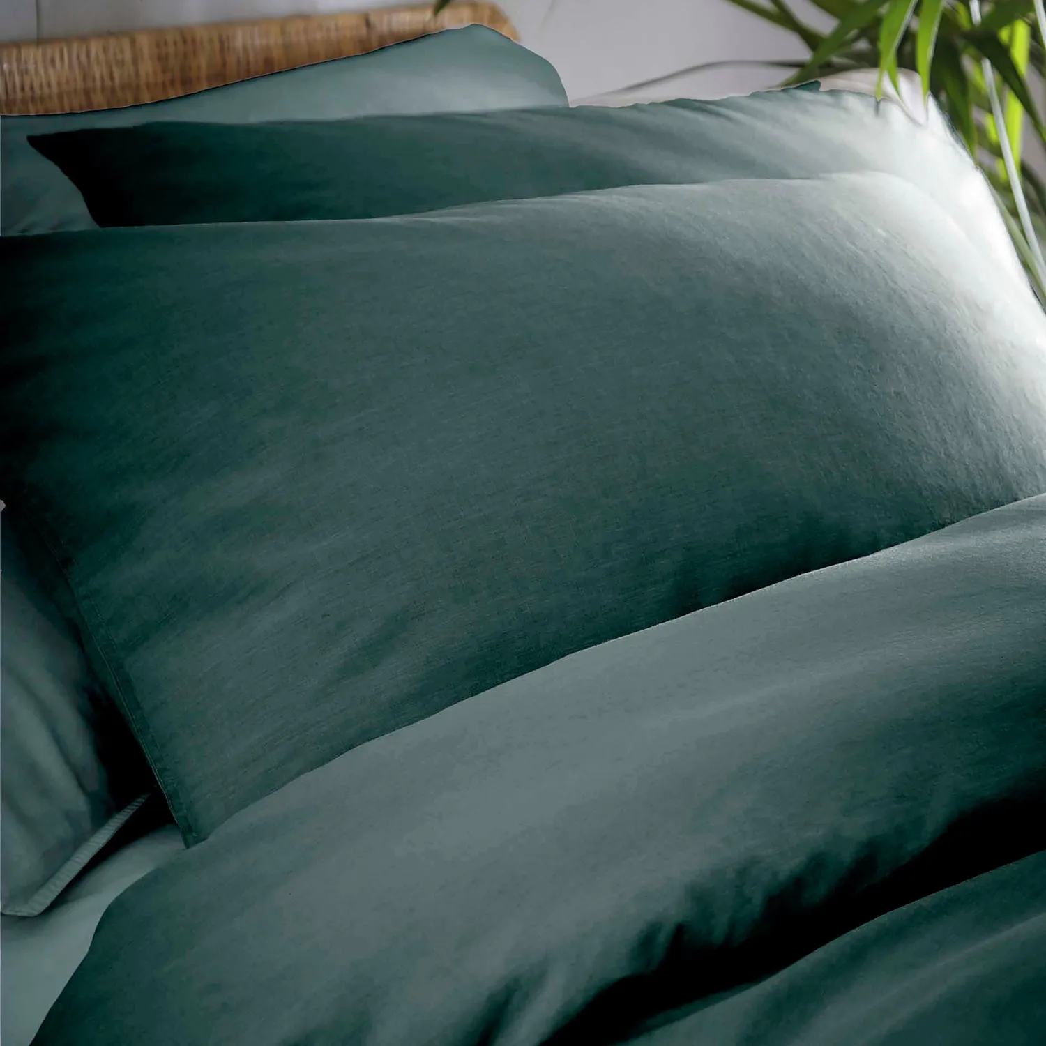 Ulster Weavers Cassia sengetøj teal 100% bomuld