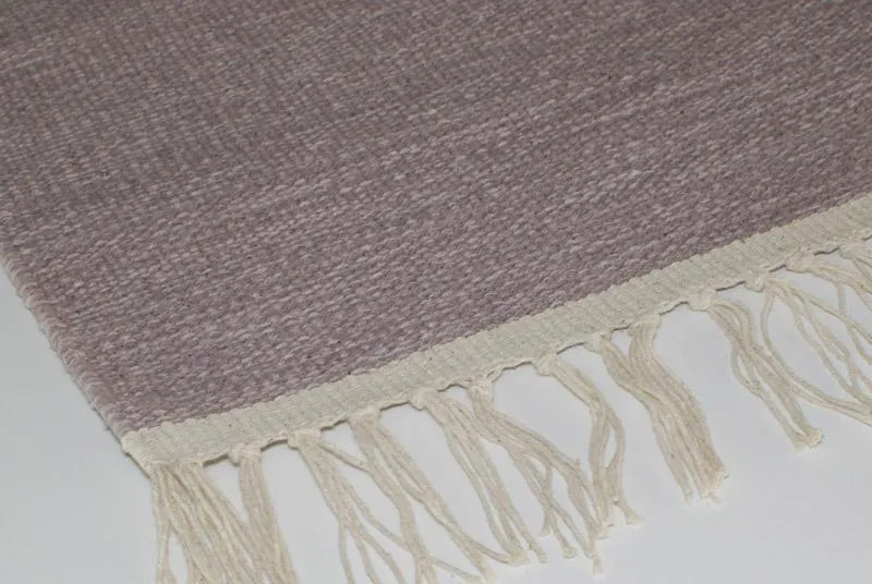 AspEgren Melange gulvløber Mauve 70x130 bomuld