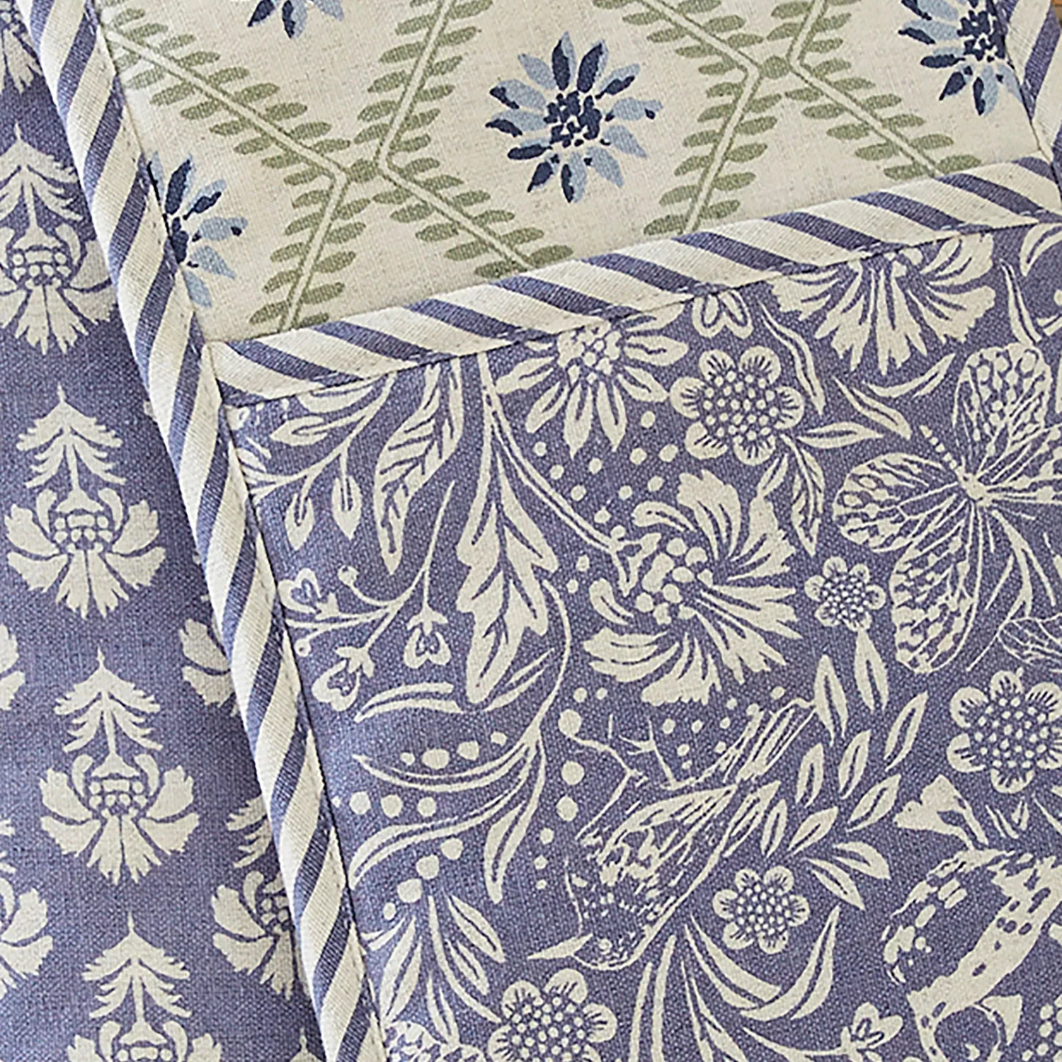 Ulster Weavers Coastal Treasures dobbelt ovnhandske blå