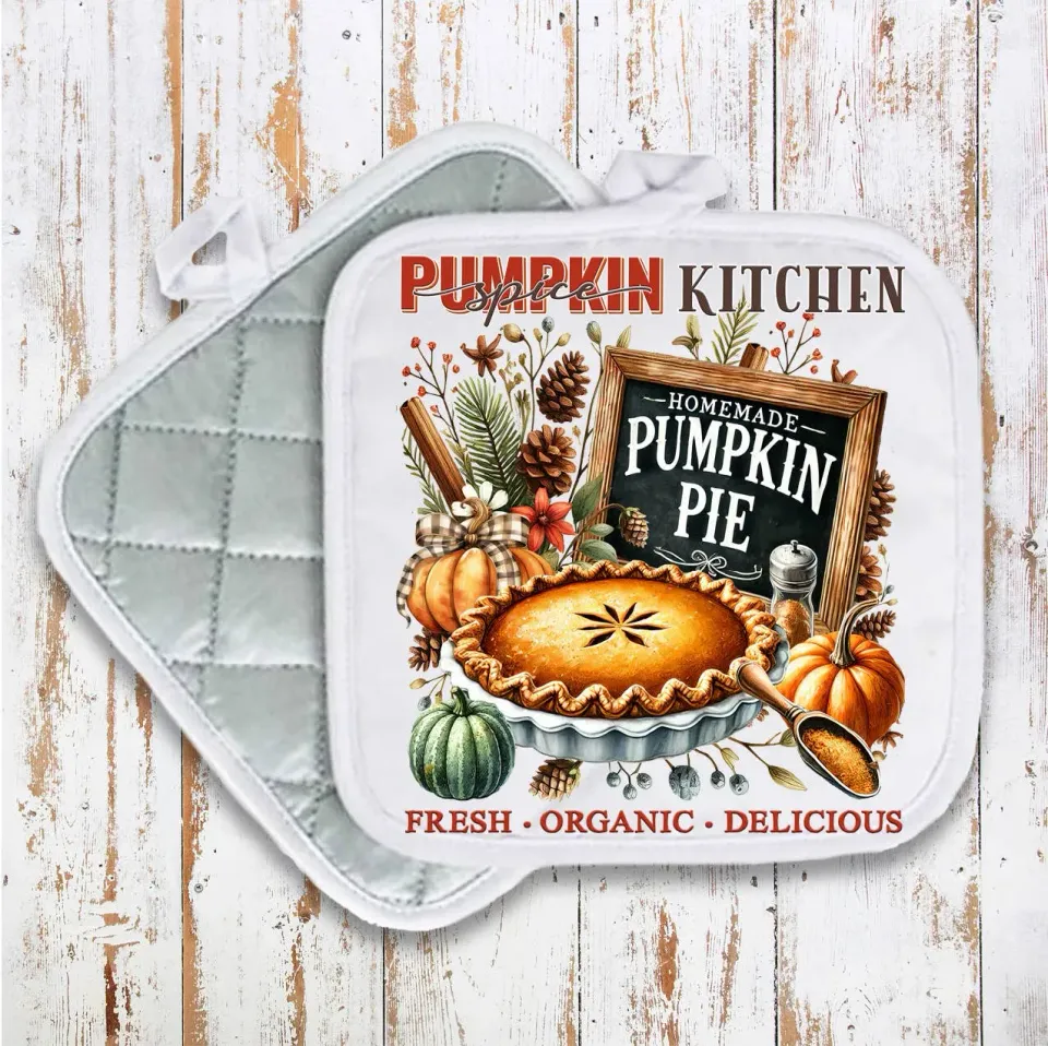 Avery Lane Gifts Fall Autumn Pumpkin Pie grydelap 20x20 cm