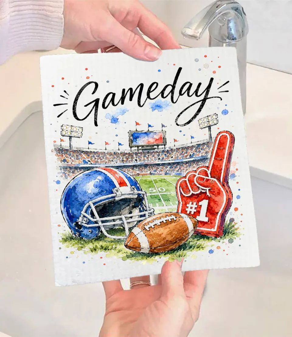 Avery Lane Gifts Gameday Football karklud svensk 17x20 cm