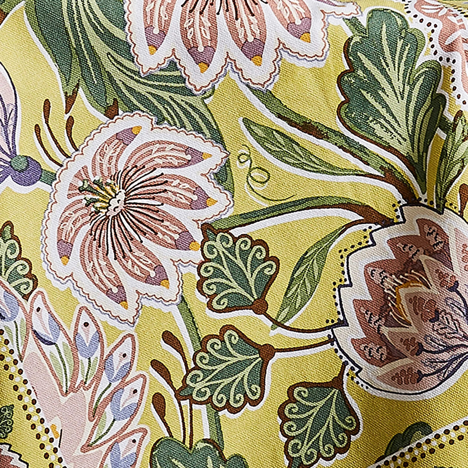 Ulster Weavers Emmeline viskestykke grøn bomuld 74 cm