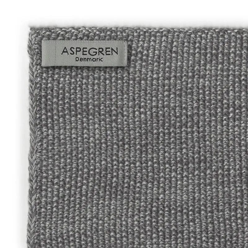 AspEgren Blend Gray strikkede karklude 2 stk 26x26