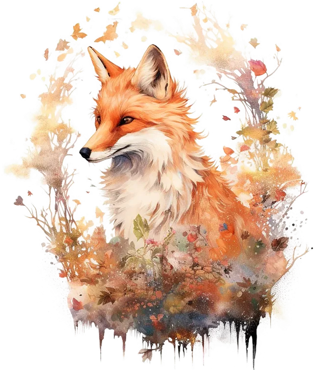 Avery Lane Gifts Red Fox pudebetræk bomuld ræv